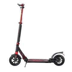 NILS EXTREME hulajnoga z hamulcem tarczowym HM209T, Kolor: czarno-czerwony, Waga: 2