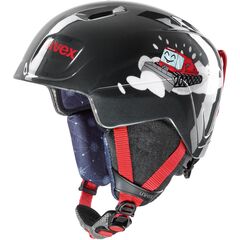 UVEX Kask dziecięcy Manic, Kolor: czarny, Rozmiar: 46-50