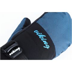 Rękawice Narciarskie Damskie Jednopalczaste VIKING Tanuka Mitten Ski Lady, Kolor: czarny/niebieski, Rozmiar: 5, 3 zdjęcie