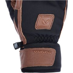 Rękawice Zimowe ze Skórą Naturalną VIKING Knox Multifunction, Kolor: czarny, Rozmiar: 7, 3 zdjęcie