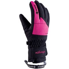 VIKING rękawice narciarskie damskie Sherpa GTX Ski Lady czarno/rożowe, Kolor: czarno-różowe, Rozmiar: 6