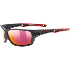 UVEX Okulary sportstyle 232 P (53/3/002/2330/UNI), Kolor: czerwony, Rozmiar: one size