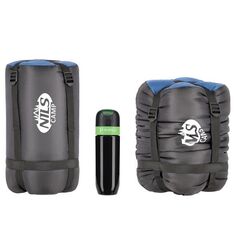 NILS CAMP śpiwór turystyczny 220x80cm kempingowy typu mumia NC2012, Kolor: granatowo-pomarańczowy, Waga: 1,1, 5 zdjęcie