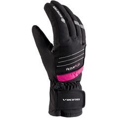 Rękawice Sporotowe Dziecięce VIKING Helix GTX Ski Kids, Kolor: czarno-różowe, Rozmiar: 4