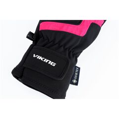 Rękawice Viking Helix GTX Ski Kids czarno-różowe, Kolor: czarno-różowe, Rozmiar: 6, 6 zdjęcie