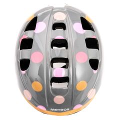 METEOR Kask dziecięcy rowerowy MA-2 szary, Kolor: szary, Rozmiar: 52-56, 3 zdjęcie