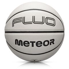 METEOR Piłka koszykowa Fluo Biały/neonowy zielony 7