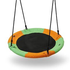 NILS NB5003 BOCIANIE GNIAZDO HUŚTAWKA POMARAŃCZOWO ZIELONY ŚR.90 CM, 3 zdjęcie