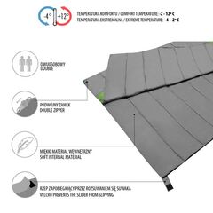 NILS CAMP śpiwór turystyczny 2 osobowy typ kołdra NC2011, 2 zdjęcie