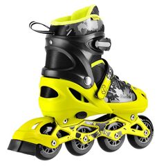 NILS EXTREME NA18137A ŁYŻWOROLKI ROCKO ŻÓŁTE ROZM.S (31-34), 2 zdjęcie
