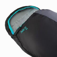 NILS CAMP NC1705 ŚPIWÓR ULTRA LIGHT CZARNO-MIĘTOWY, 3 zdjęcie