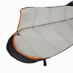 NILS CAMP NC1705 ŚPIWÓR ULTRA LIGHT SZARO-POMARAŃCZOWY, 3 zdjęcie