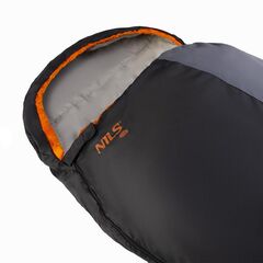 NILS CAMP NC1705 ŚPIWÓR ULTRA LIGHT SZARO-POMARAŃCZOWY, 2 zdjęcie