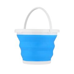 NILS CAMP NC1731 WIADRO SKŁADANE NIEBIESKIE 10L, Kolor: niebieski, Pojemność (litry): 10, 5 zdjęcie