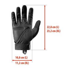 NILS CAMP NC1798 RĘKAWICE TAKTYCZNE CZARNE L, Kolor: czarny, Rozmiar: L, 5 zdjęcie