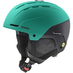 UVEX kask narciarski z technologia hardshell z Mipsem Stance zielony, Kolor: zielony, Rozmiar: 54-58