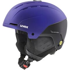 UVEX STANCY kask narciarski uvex z MIPS i hardshell granatowy, Kolor: fioletowy, Rozmiar: 54-58