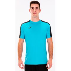 JOMA ACADEMY 101656.013 koszulka męska sportowa turkusowa, Kolor: turkusowy, Rozmiar: L, 6 zdjęcie