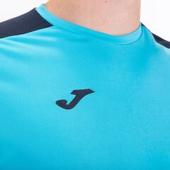 JOMA ACADEMY 101656.013 koszulka męska sportowa turkusowa, Kolor: turkusowy, Rozmiar: L, 2 zdjęcie