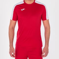 JOMA ACADEMY 101656.602 koszulka męska sportowa czerwona/biała, Kolor: czerwony, Rozmiar: 2XL-3XL