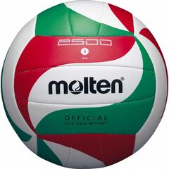 MOLTEN V5M2500 Piłka do siatkówki na halę biała/czerwona/zielona