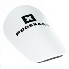 PROSKARY ochraniacze piłkarskie 10x6cm mini białe