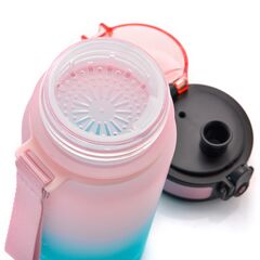 Meteor bidon sportowy tritanowy 350 ml różowy/granatowy, 2 zdjęcie