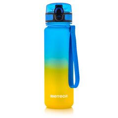 Meteor bidon tritanowy sportowy 500 ml niebieski/żółty
