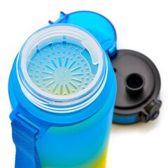 Meteor bidon tritanowy sportowy 500 ml niebieski/żółty, 3 zdjęcie
