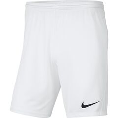 Spodenki dla dzieci Nike Dry Park III NB K białe BV6865 103, Kolor: biały, Rozmiar: S