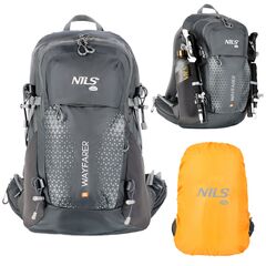 Plecak turystyczny trekkingowy 35L NILS CAMP WAYFARER NC1925 szary