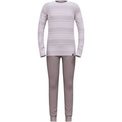 ODLO bielizna termoaktywna dziecięcia komplet spodnie i bluza fioletowy, Kolor: fioletowy, Waga: 0.2, Rozmiar: 128