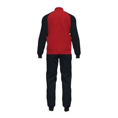 JOMA ACADEMY IV dres męski treningowy komplet bluza i spodnie 101966.601 czerwony/czarny, Kolor: czarny, Waga: 0.2, Rozmiar: XL