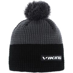 VIKING ZAK czapka męska zimowa z pomponem szara/czarna, Kolor: szary, Waga: 0.2, Rozmiar: one size