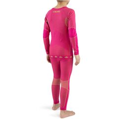 VIKING RIKO bielizna termoaktywna dziecięca komplet spodnie i koszulka różowa, Kolor: różowy, Rozmiar: 152/164, 2 zdjęcie