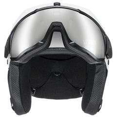 UVEX INSTINCT VISOR kask narciarski hardshell z goglami biały, Kolor: biały, Waga: 1, Rozmiar: 60-62, 3 zdjęcie