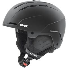 UVEX STANCE kask narciarski hardshell z regulacją czarny, Kolor: czarny, Rozmiar: 51-55