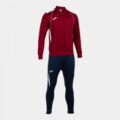 JOMA CHAMPIONSHIP VII komplet męski dres spodnie i bluza 103083.672 czerwony/czarny, Kolor: czerwony, Waga: 0.2, Rozmiar: 2XL