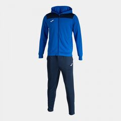JOMA PHOENIX II dres męski sportowy bluza z kaputrem i spodnie 103121.703 niebieski, Kolor: niebieski, Waga: 0.2, Rozmiar: 2XL
