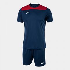 JOMA PHOENIX komplet piłkarski męski koszulka i spodenki 103124.336 granatowy, Kolor: granatowy, Waga: 0.2, Rozmiar: L