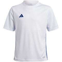 ADIDAS t-shirt chłopięcy treningowy koszulka do ćwiczeń Aeroready JJ1154 biała, Kolor: biały, Waga: 0.2, Rozmiar: 128