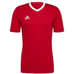 ADIDAS koszulka treningowa męska t-shirt do ćwiczeń Entrada H61736 czerwona, Kolor: czerwony, Waga: 0.2, Rozmiar: S