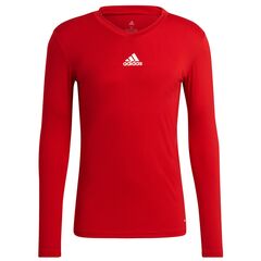 ADIDAS koszulka termoaktywna męska bluza z długim rękawem GN5674 czerwona, Kolor: czerwony, Waga: 0.2, Rozmiar: L