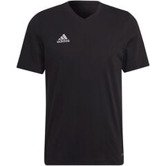 ADIDAS koszulka męska treningowa t-shirt sportowy Entrada czarna, Kolor: czarny, Waga: 0.2, Rozmiar: L