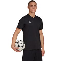 ADIDAS koszulka męska treningowa t-shirt sportowy Entrada czarna, Kolor: czarny, Waga: 0.2, Rozmiar: M, 3 zdjęcie