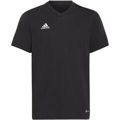 ADIDAS koszulka treningowa chłopięca t-shirt do ćwiczeń Entrada HC0447 biała, Kolor: czarny, Waga: 0.2, Rozmiar: 140