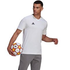 ADIDAS t-shirt męski treningowy koszulka sportowa Entrada HC0452 biała, Kolor: biały, Waga: 0.2, Rozmiar: L, 3 zdjęcie