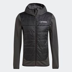 ADIDAS TERREX kurtka turystyczna męska ocieplana z kapturem IR7883 czarna, Kolor: czarny, Waga: 0.2, Rozmiar: M