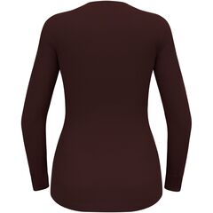 ODLO koszulka termoaktywna damska z długim rękawem brązowa, Kolor: brązowy, Waga: 0.2, Rozmiar: L, 2 zdjęcie