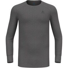 ODLO koszulka termoaktywna męska z długim rękawem sportowa Active Warm szara, Kolor: szary, Rozmiar: S, 2 zdjęcie